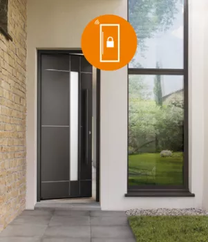 porte à ouverture à distance