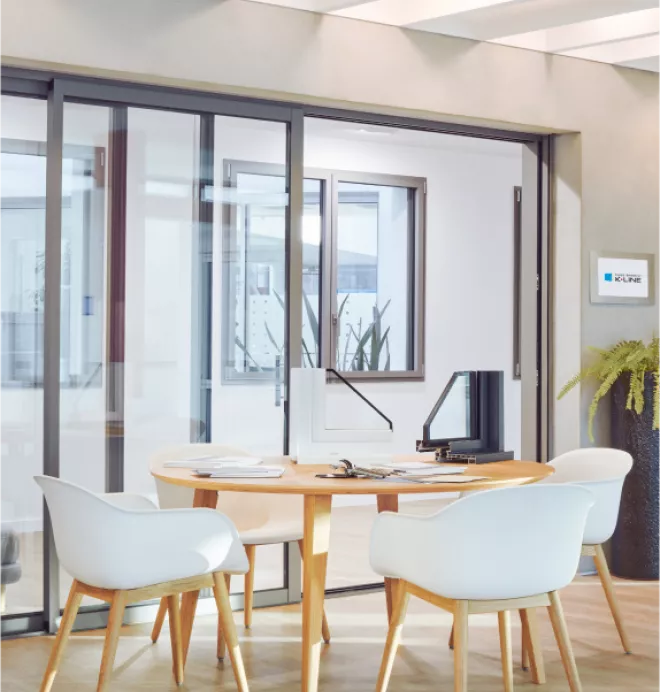 Baie coulissante expert renovateur K·LINE