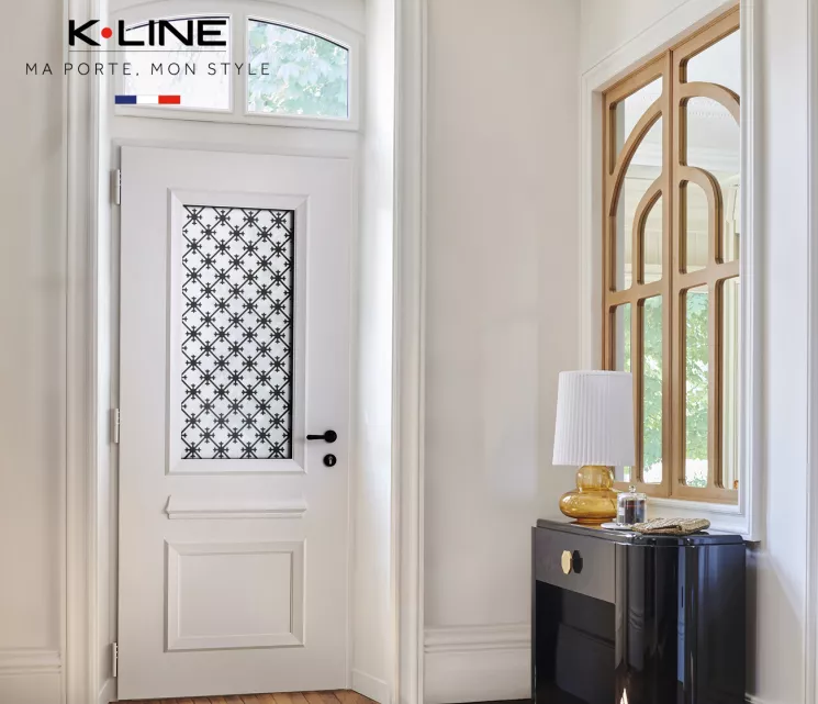 porte d'entrée traditionnelle aluminium K-LINE