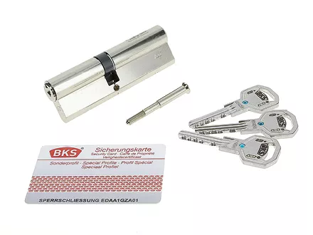 Carte A2P pour porte en alu à barillet