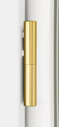 Cache paumelle laiton pour porte alu