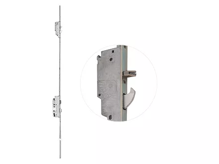 Porte en alu avec option serrure 