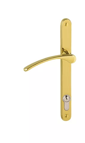 Poignée standard laiton pour porte alu
