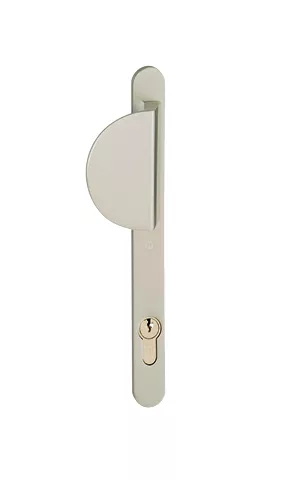 Poignée de tirage extérieure pour porte alu