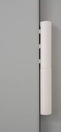 Cache paumelle blanc pour porte alu Surface