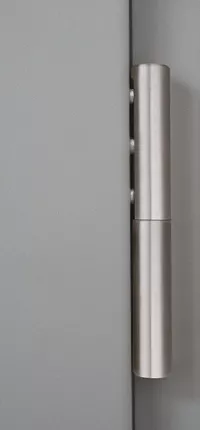 Cache paumelle inox pour porte alu Surface