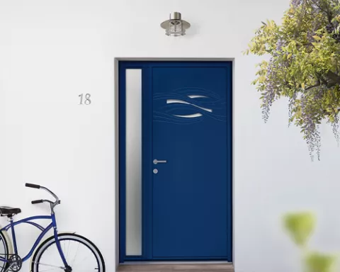 collection caractère porte d'entrée aluminium k-line