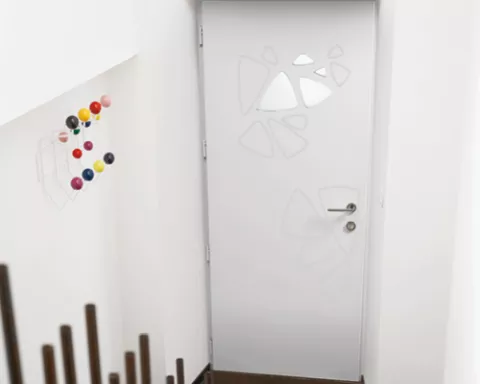 collection caractère porte d'entrée aluminium k-line