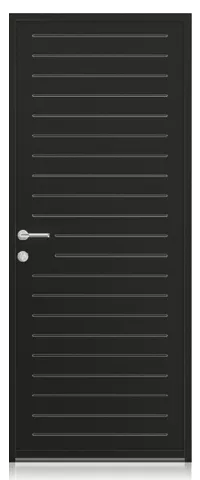 collection contemporaine porte d'entrée aluminium k-line