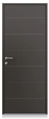 collection contemporaine porte d'entrée aluminium k-line