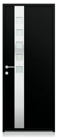 collection contemporaine porte d'entrée aluminium k-line