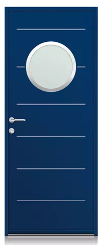 collection contemporaine porte d'entrée aluminium k-line