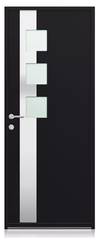collection contemporaine porte d'entrée aluminium k-line