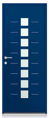 collection contemporaine porte d'entrée aluminium k-line