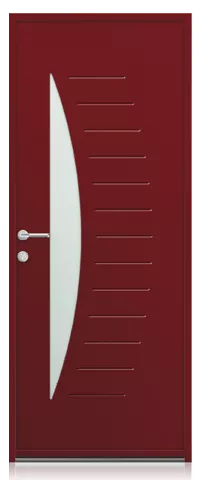 collection contemporaine porte d'entrée aluminium k-line