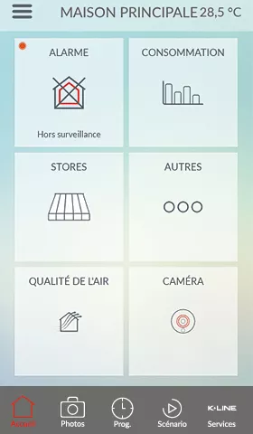 baie coulissante Pilotée K-LINE