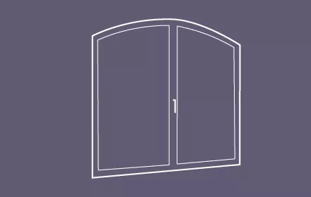 ensemble composé cintrée