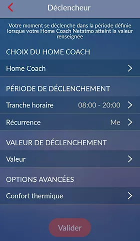 fenêtres pilotées K-line