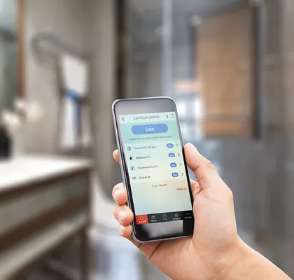 K.Line Smart Home pour mesurer la température