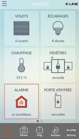 Pack alarme connectée K.Line