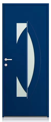 collection perspective, porte d'entrée aluminium K-LINE