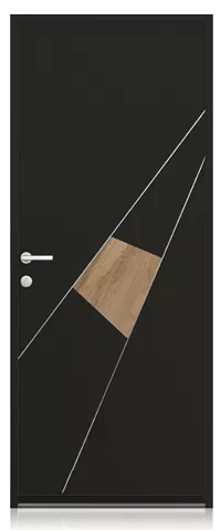 collection perspective, porte d'entrée aluminium K-LINE