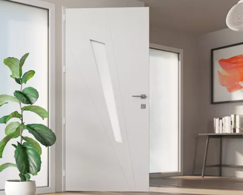 collection perspective, porte d'entrée aluminium K-LINE