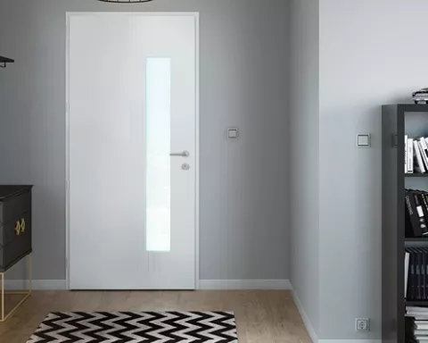 collection perspective, porte d'entrée aluminium K-LINE