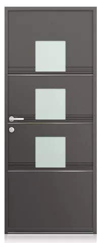 collection perspective, porte d'entrée aluminium K-LINE