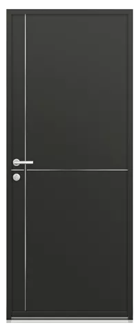 collection perspective, porte d'entrée aluminium K-LINE