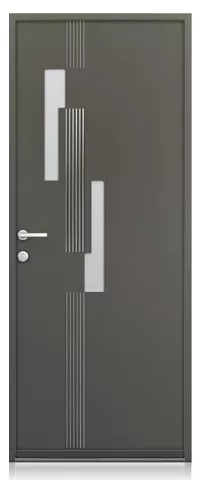 collection perspective, porte d'entrée aluminium K-LINE