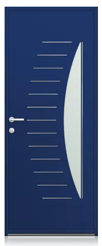 collection perspective, porte d'entrée aluminium K-LINE