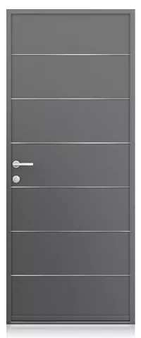 collection perspective, porte d'entrée aluminium K-LINE