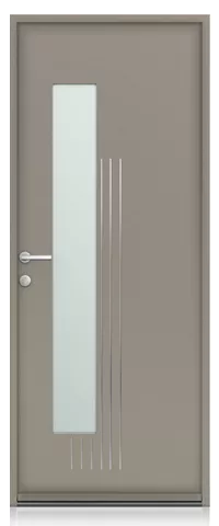 collection perspective, porte d'entrée aluminium K-LINE