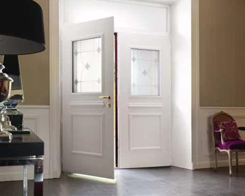 collection prestige porte d'entrée aluminium k-line