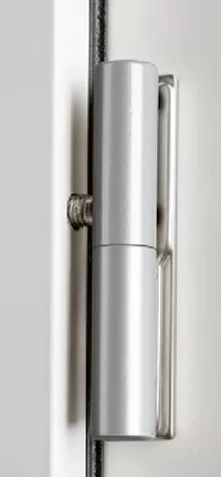 Accessoire porte aluminium fiche platine aspect anodisé