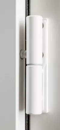 Accessoire porte aluminium fiche platine blanc