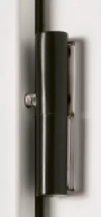 Accessoire porte aluminium fiche platine noir