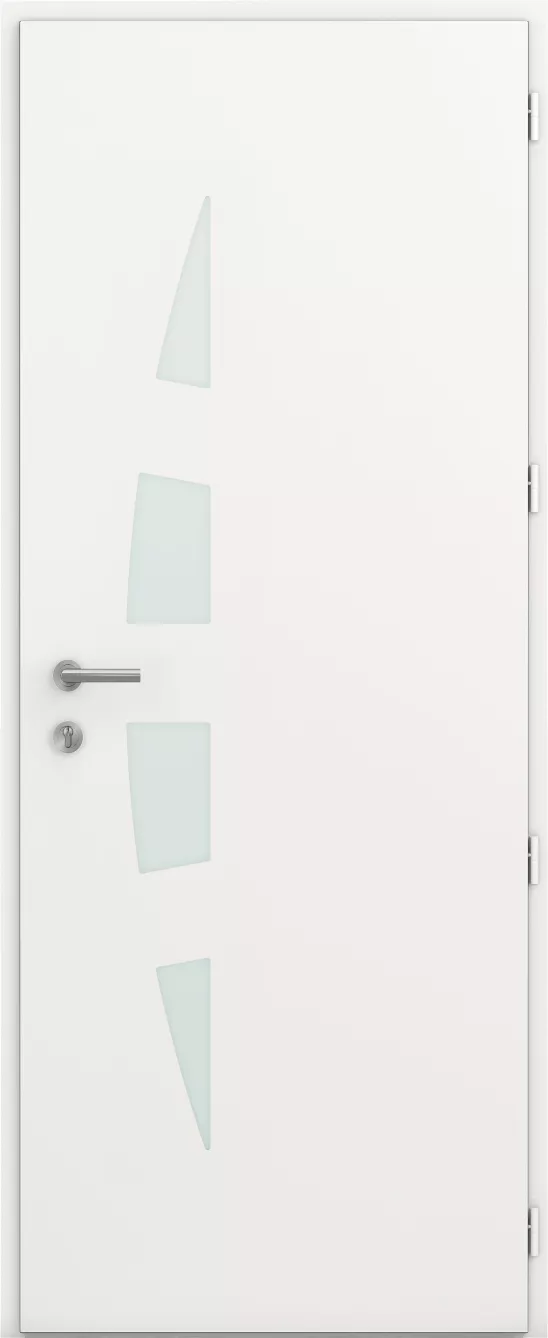 kline porte entree semi vitree moderne aluminium emotion calima int bs2 blanc satine 9016s