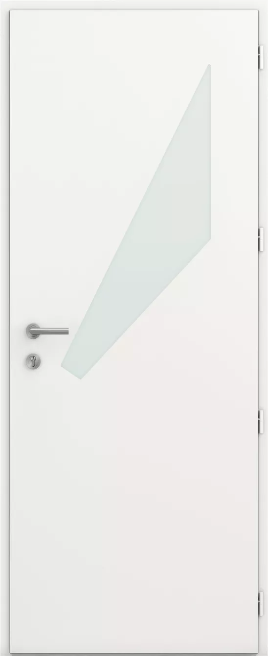 kline porte entree semi vitree moderne aluminium emotion cotice int bs2 blanc satine ral9016s