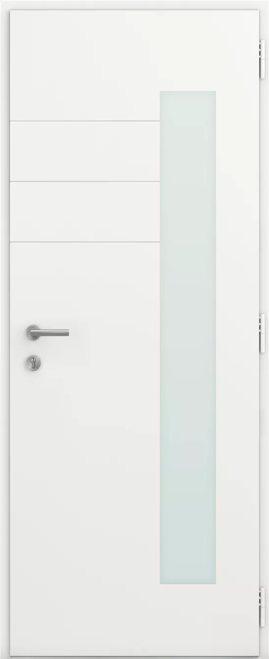 kline porte entree semi vitree moderne aluminium surface asterope int bs2 blanc satine ral9016s.