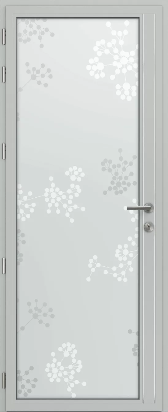 kline porte entree vitree aluminium lumiere cytise int gris clair satine ral7035s