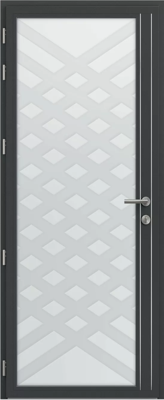 kline porte entree vitree aluminium lumiere sakana int gris sable 2900