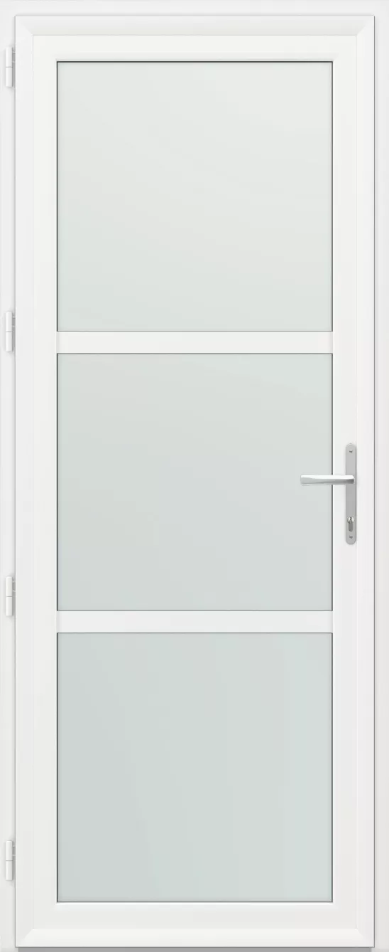 kline porte entree vitree aluminium lumiere trio int blanc satine ral9016s