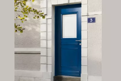 Porte d'entrée alu
