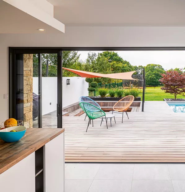 Baie à galandage panoramique