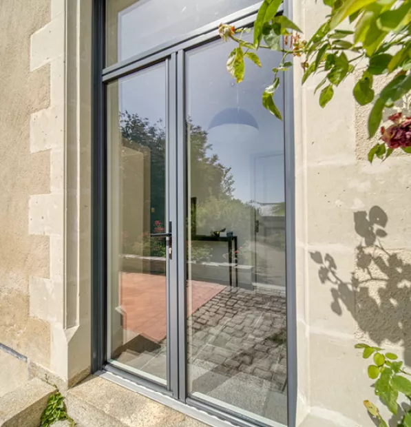 Porte-fenêtres alu 2 vantaux