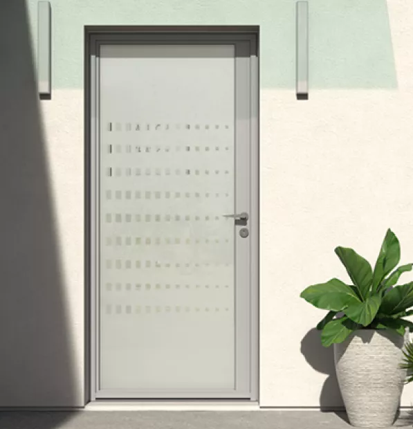 collection luminescence porte d'entrée vitrée k-line